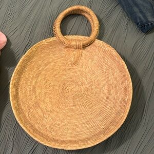 Straw Circle Bag